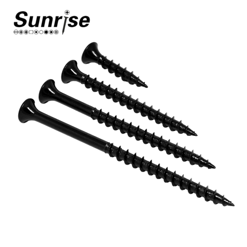 डबल फ्लैट क्रॉस हेड गैल्वेनाइज्ड ब्लैक कोलेटेड ड्राईवॉल सेल्फ टैपिंग स्क्रू